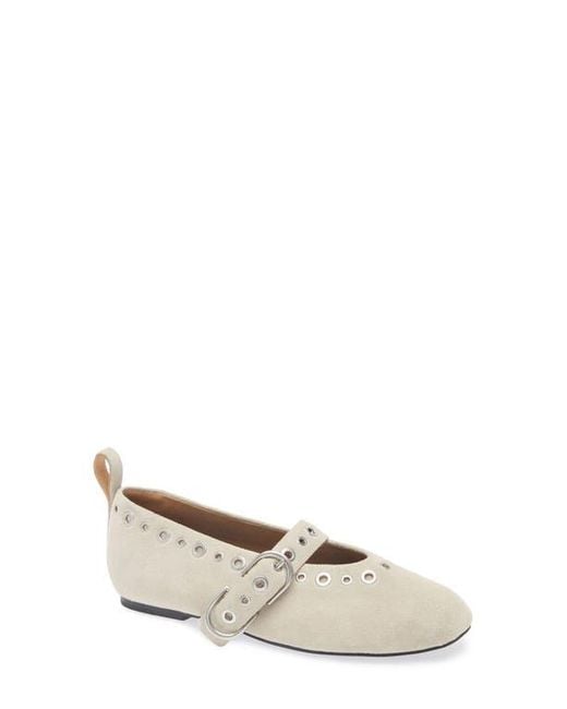 Rag & Bone White Spire Mary Jane Flat