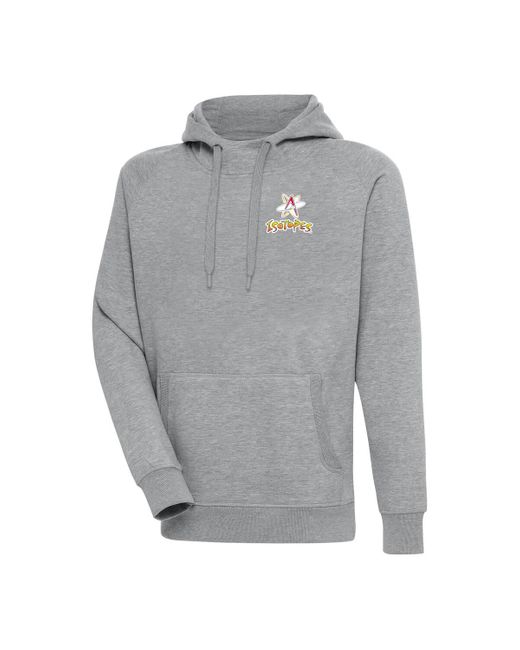 Antigua Gray Albuquerque Isotopes Victory Pullover Hoodie At Nordstrom for men