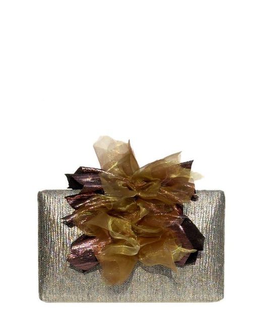 Simitri Brown Angel Clutch