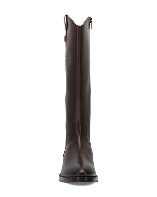 Frye Brown Melissa Button Tall Boot
