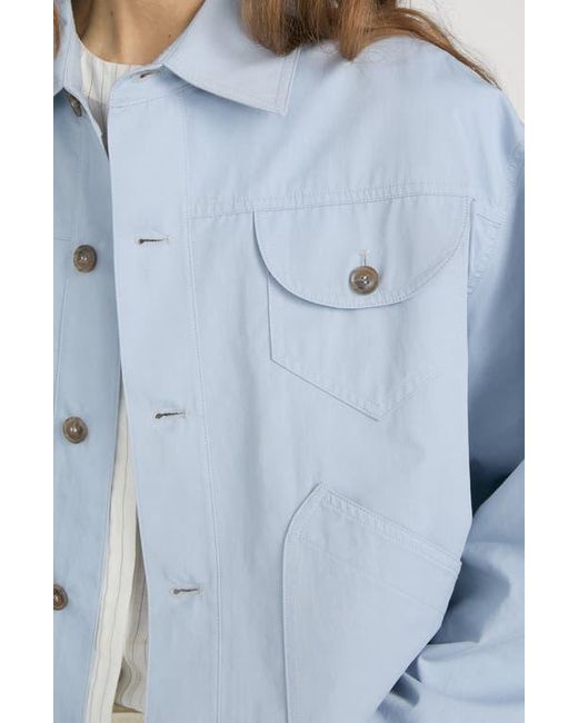 FRAME Blue The Utility Jacket