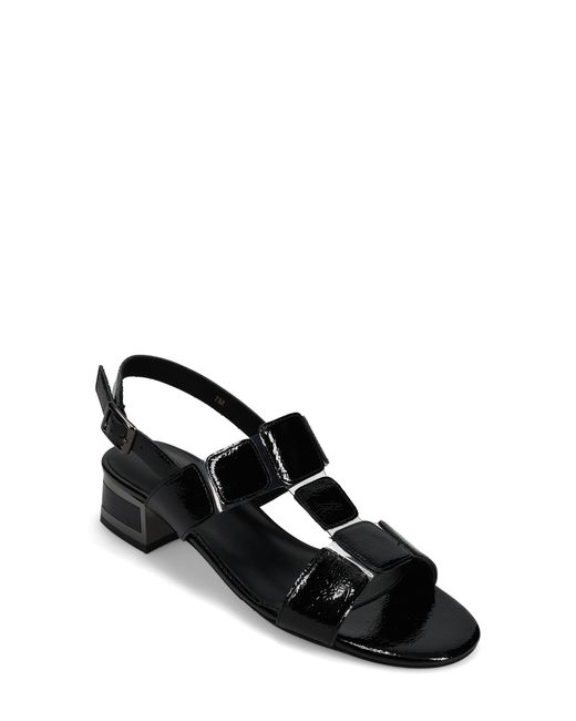 Vaneli Black Hatty Metallic Slingback Sandal