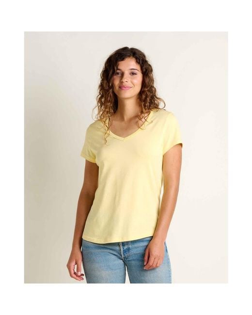 Toad & Co. Yellow Marley Tee