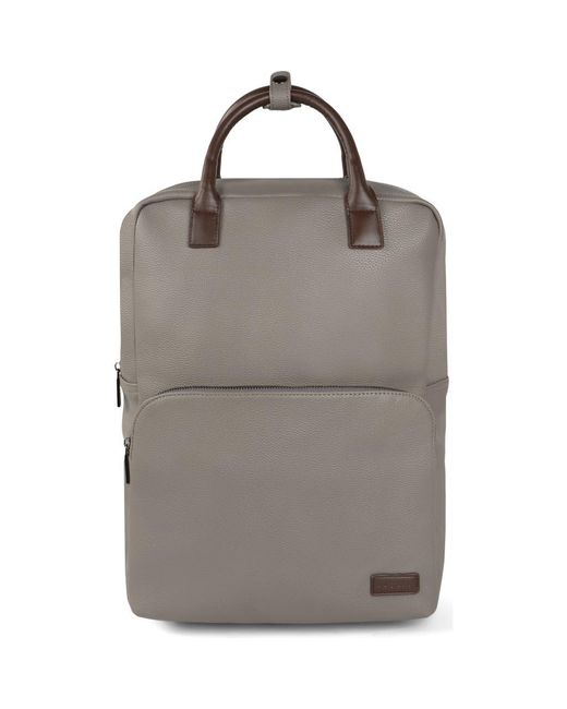 Bugatti Gray Contrast Backpack