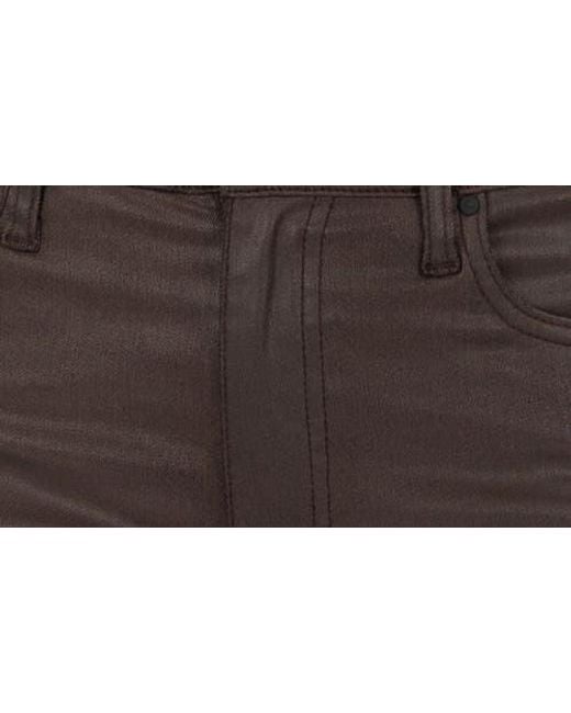 Kut From The Kloth Brown Kelsey Crop Kick Flare Jeans