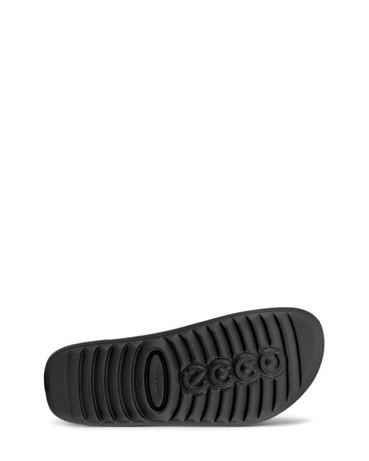 Ecco Black Cozmo E Water Resistant Slide Sandal