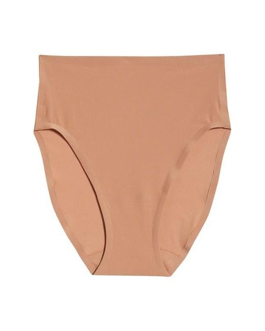 Chantelle Brown Soft Stretch High Cut Briefs