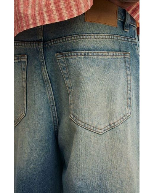 Cotton On Blue Super Baggy Jort for men