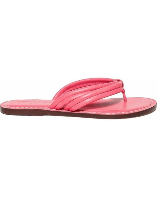 Bernardo Women's Miami Wedge Sandal - Cork Wedge Heel, Leather Upper, Thong Style With Padded Footbed