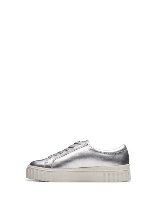 Clarks White Mayhill Walk Sneaker