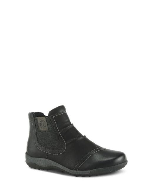 Spring Step Black Atella Water Resistant Bootie