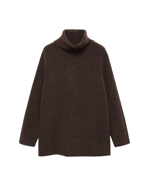 Mango Brown Turtleneck Sweater