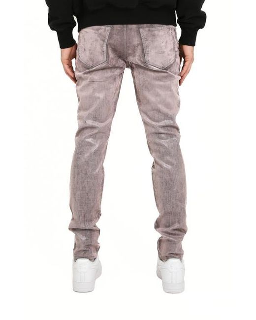 Purple Brand Purple Flock Dipped Skinny Jeans for men
