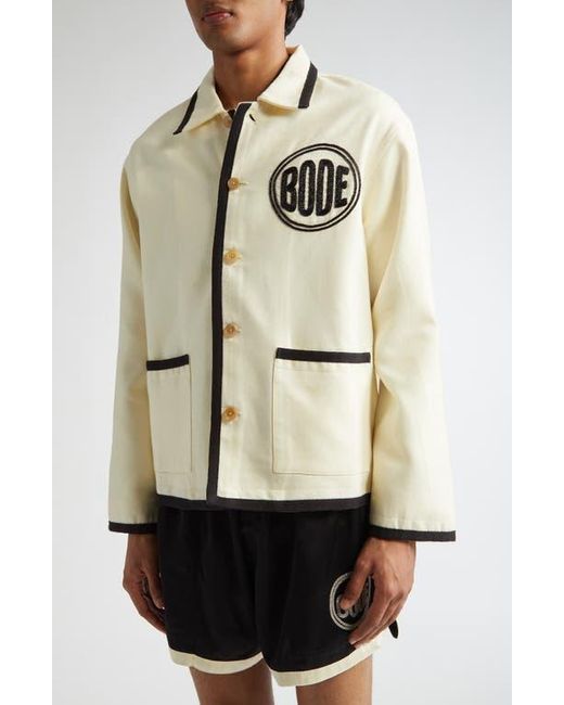 Bode Natural Beaded Player Jacket for men