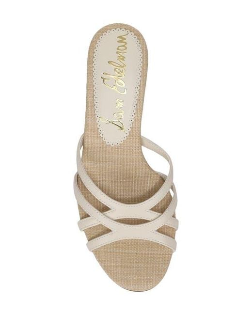 Sam Edelman White Camille Kitten Heel Sandal