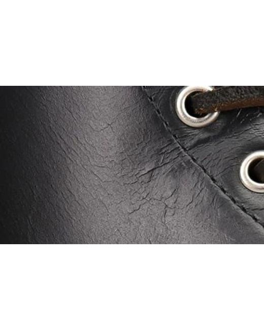 Frye Black Lace-Up Leather Ankle Boots for men