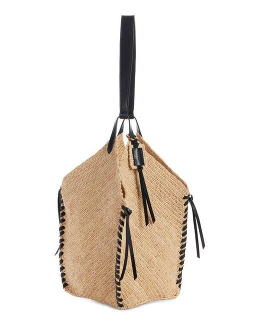 Isabel Marant Tampa Woven Raffia Tote in Natural | Lyst