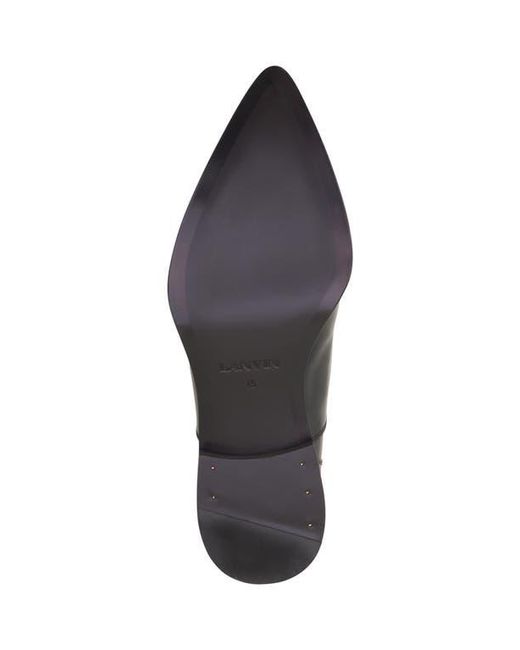 Lanvin Black Monk Shoes for men