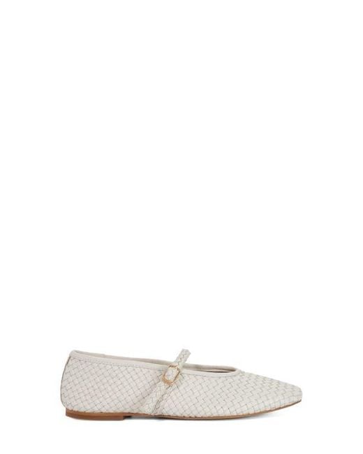 Dune White Headliner Mary Jane Flat