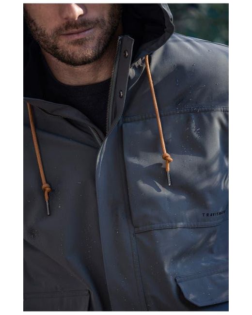 Travis Mathew Gray Mountain Pass Waterproof Jacket for men