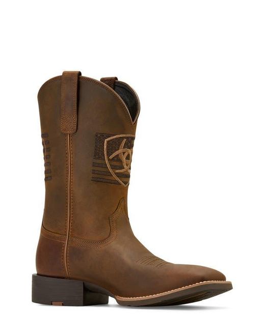 Ariat Brown Sport Freedom Western Boot for men