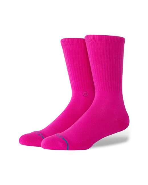 Stance Purple Icon Crew Socks for men