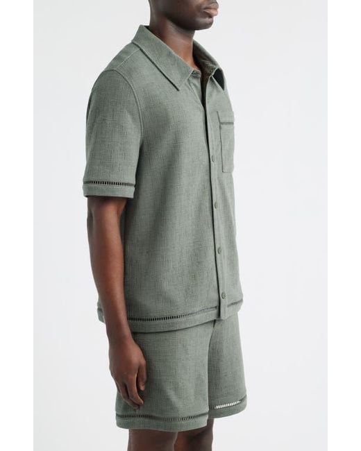 Ugg Gray Devyn Short Sleeve Shirt for men