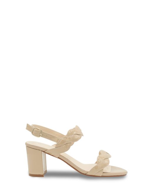 Touch Ups Natural Champagne Ankle Strap Sandal
