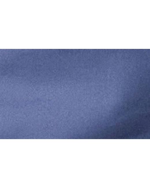 English Factory Blue High Waist Stretch Shorts