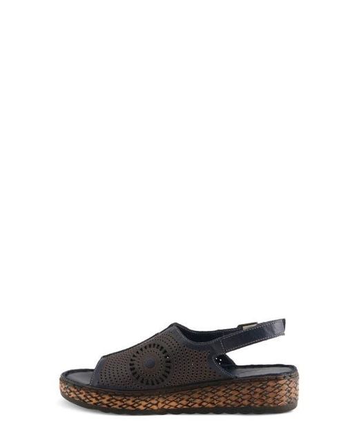 Spring Step Black Cordero Slingback Sandal