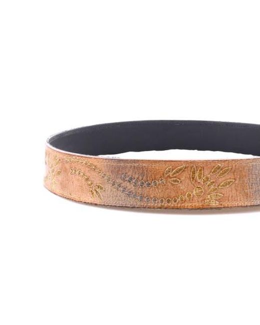 Bed Stu White Mohawk Belt