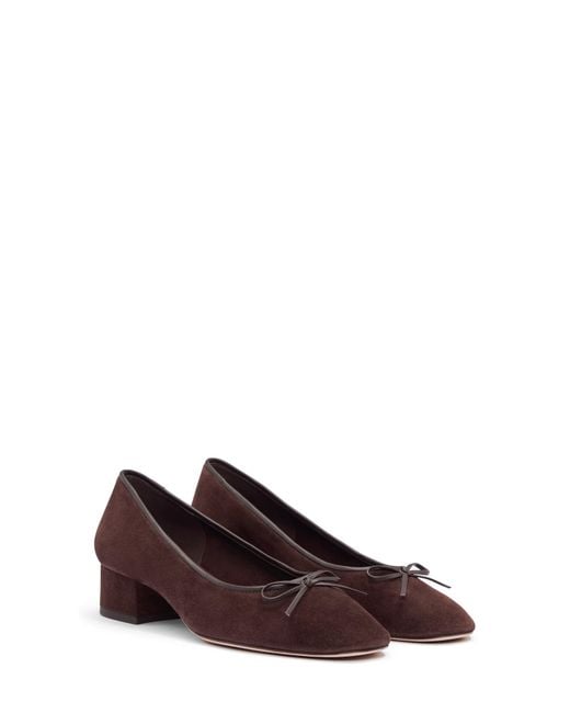 Reformation Brown Terry Ballet Pump