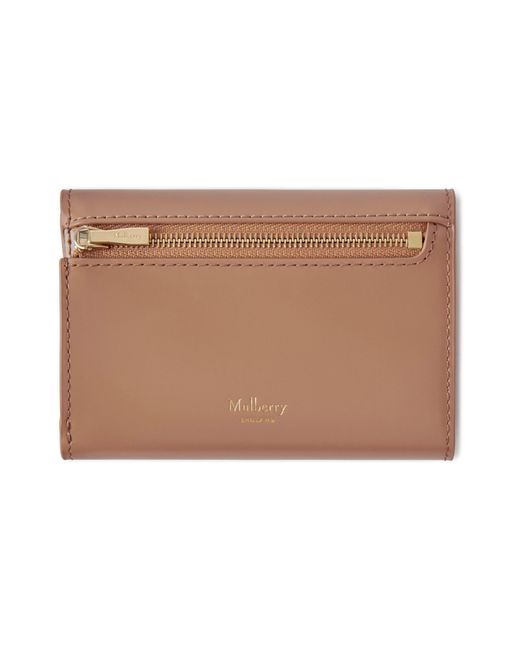 Mulberry Natural Pimlico Leather Compact Wallet