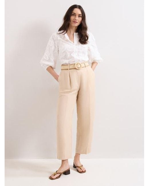 Phase Eight Natural Daisy Texture Blouse