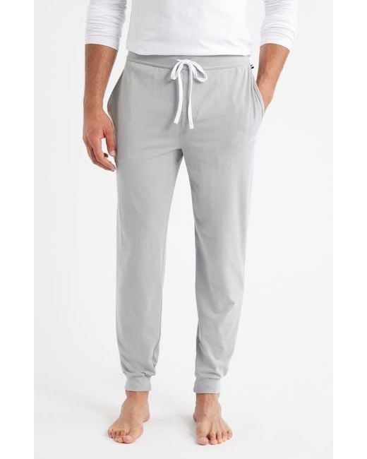 Boss Gray Mix Match Stretch Cotton Pajama Pants for men