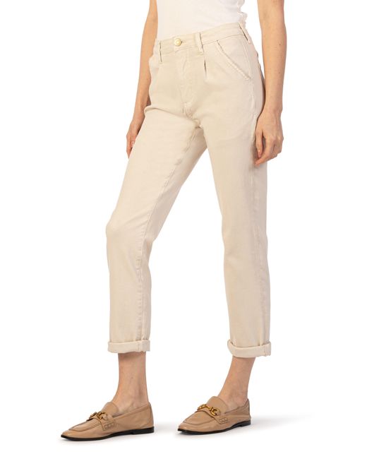 Kut From The Kloth Natural Rachael Pleated High Waist Mom Pants