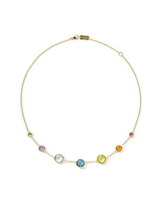 Ippolita Metallic Lollipop Graduated 7-Stone Station Necklace