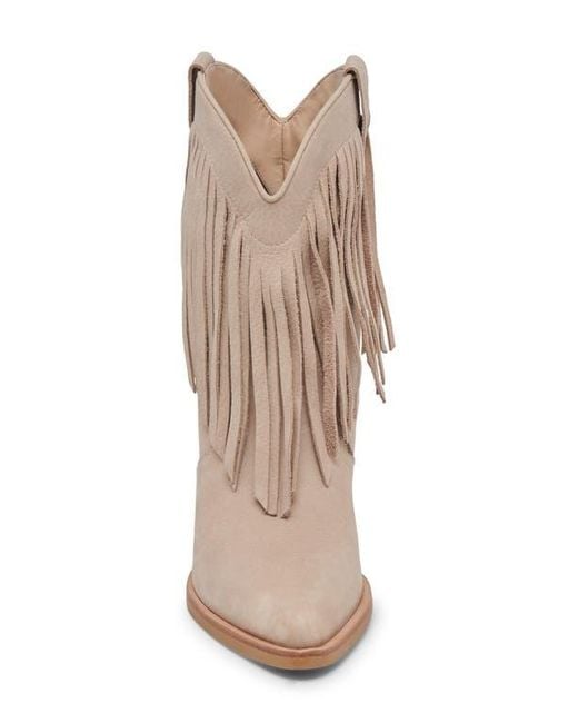 Dolce Vita Brown Kaylie Pointed Toe Western Boot