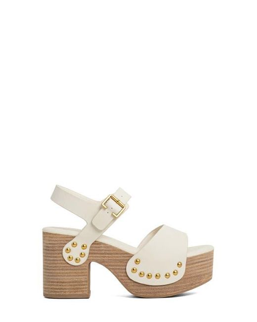 Shu Shop Natural Gia Ankle Strap Platform Sandal