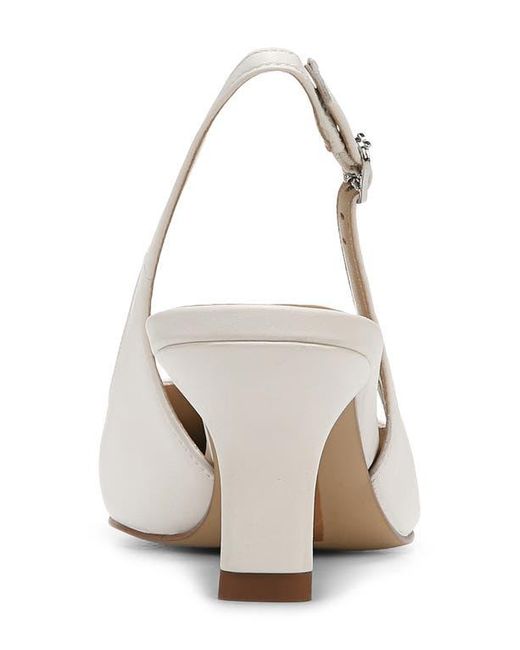 Sam Edelman White Bianka Slingback Pump