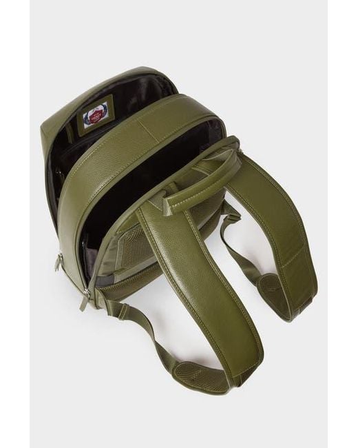 Osprey Green The Venture Leather Backpack for men