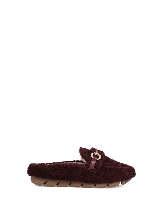 MIA Brown Cocoa Faux Shearling Slipper