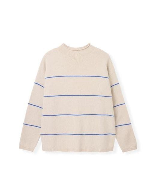 Celtic & Co. Gray Split Hem Slouch Funnel Neck Jumper