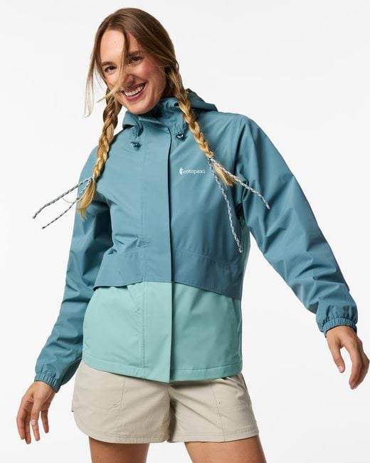 COTOPAXI Blue Rayu Rain Jacket