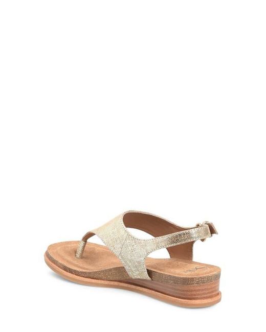 Söfft Natural Penelope Slingback Wedge Sandal