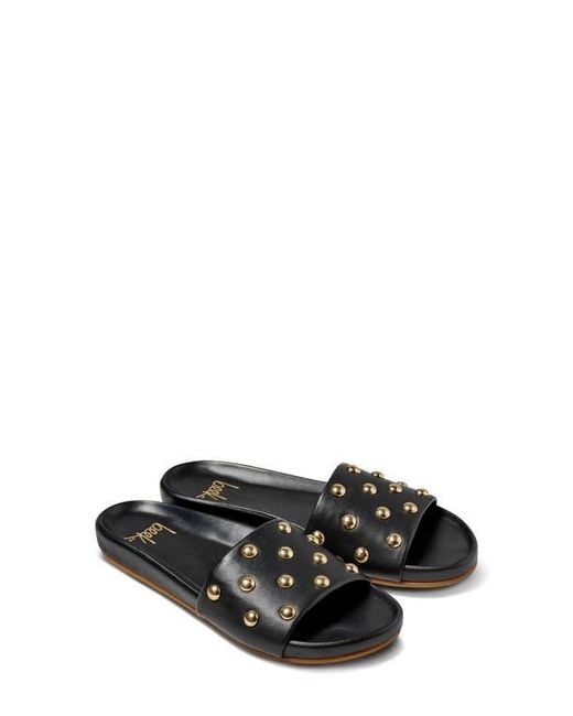 Beek Black Gallito Stud Slide Sandal