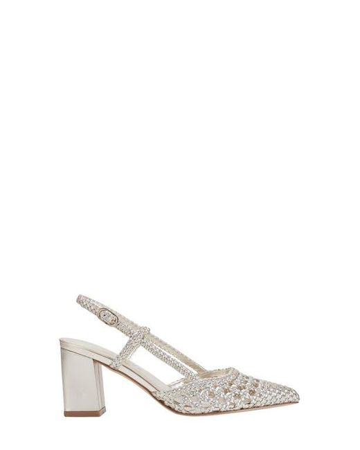 Marc Fisher Metallic Zunnie Slingback Pointed Toe Pump