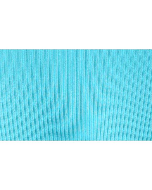 O'neill Sportswear Blue Saltwater Solids Maracas Rib Side Tie Bikini Bottoms