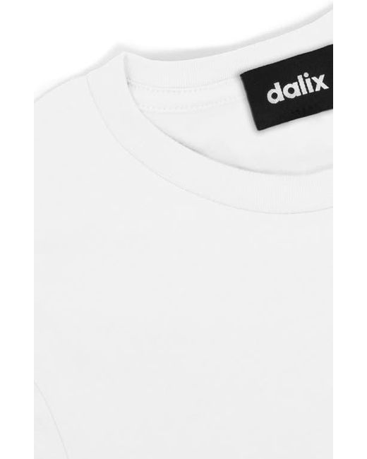 Alix White Ghost Mode Jersey Relaxed Tee