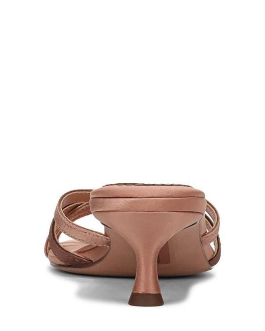 Sam Edelman Brown Camille Kitten Heel Sandal